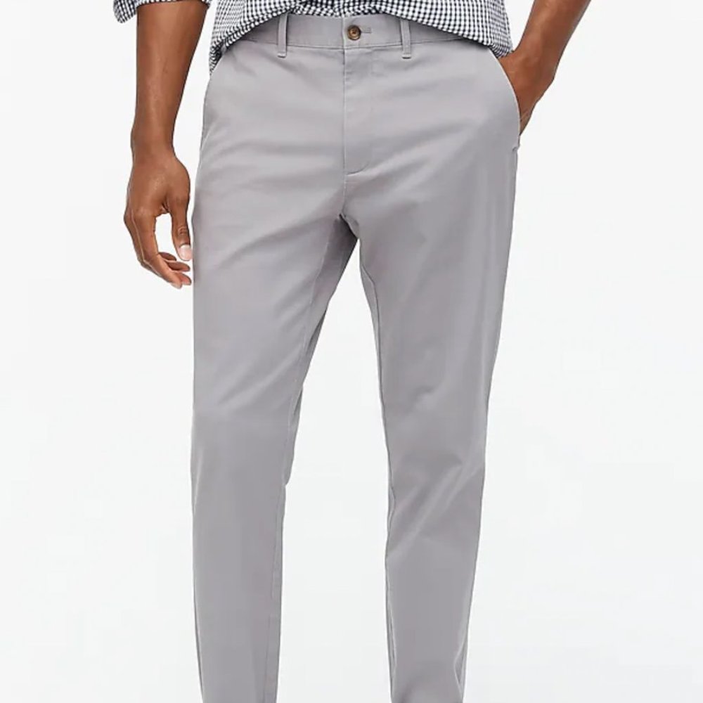 J Crew Factory Slim Tech Pants Grey 34W/32L